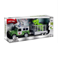 195716 DŽIP SA DINOSAURUSOM U PRIKOLICI