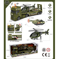 998951 VOJNI KAMION+HELIKOPTER